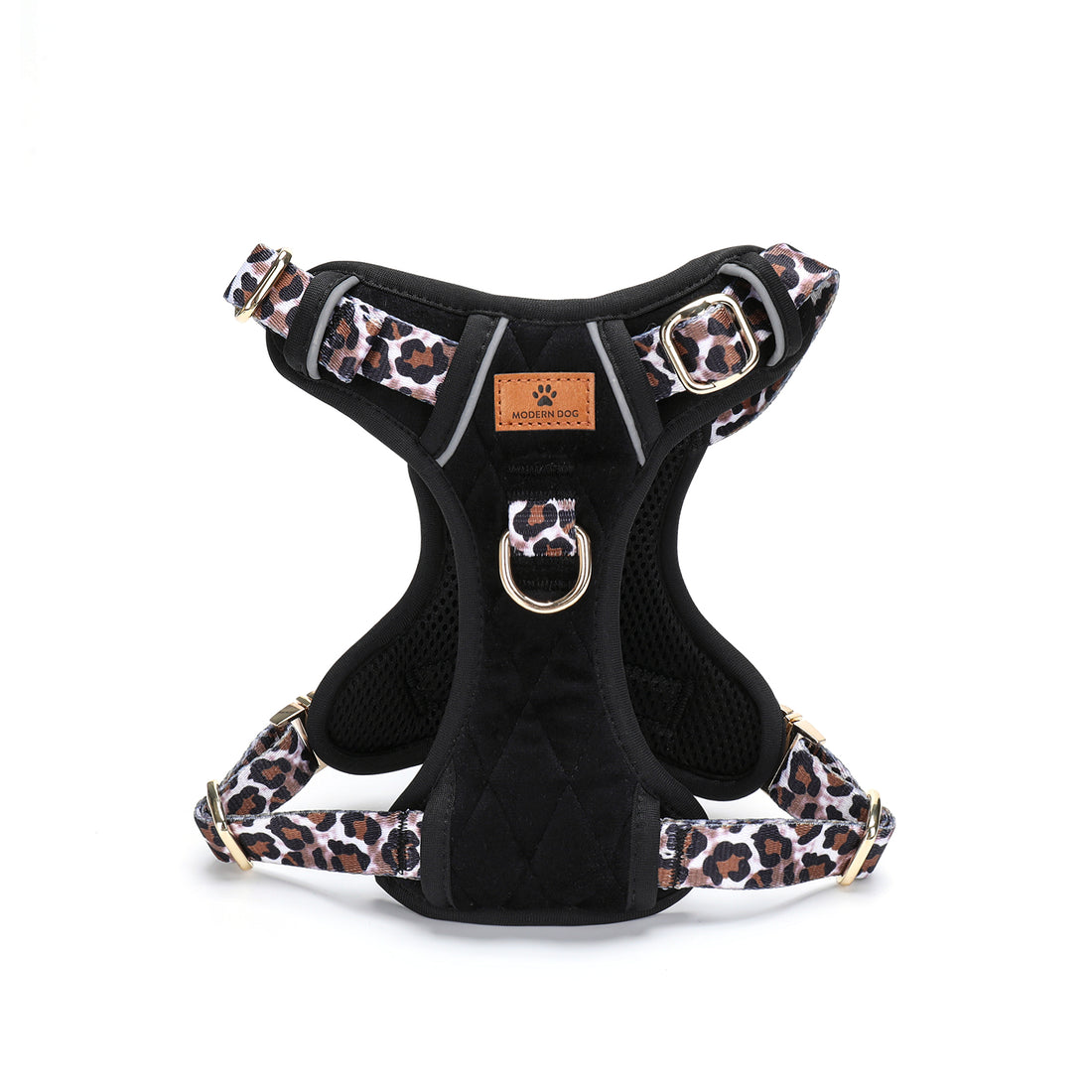 Set  Leopard Diamond tuigje met riem