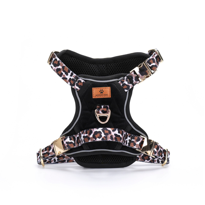Modern Dog Luxe tuig Leopard Diamond